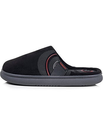 Chaussons mules velours semelle bloup extra confort homme isotoner