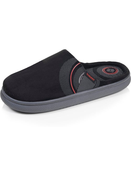 Chaussons mules suédine semelle bloup extra confort homme isotoner - Kiabi