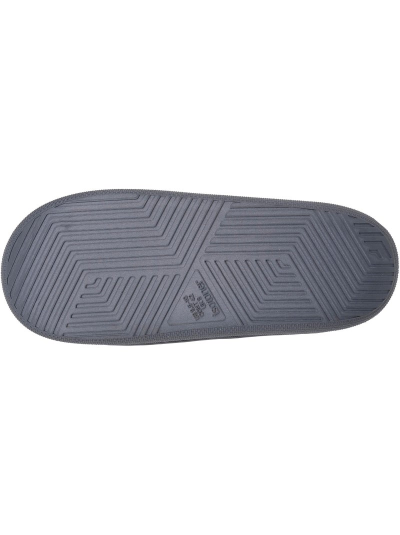 Chaussons mules suédine semelle bloup extra confort homme isotoner Noir - Kiabi