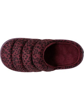 Chaussons mules suédine semelle bloup xtra confort femme