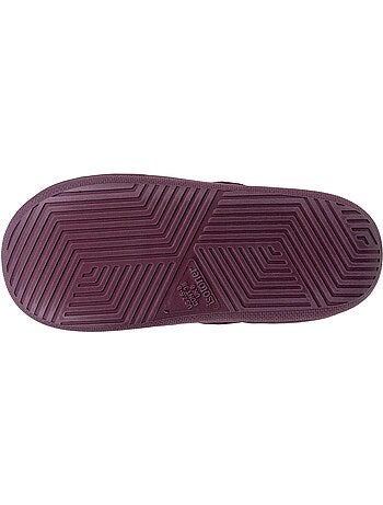 Chaussons mules suédine semelle bloup xtra confort femme Isotoner