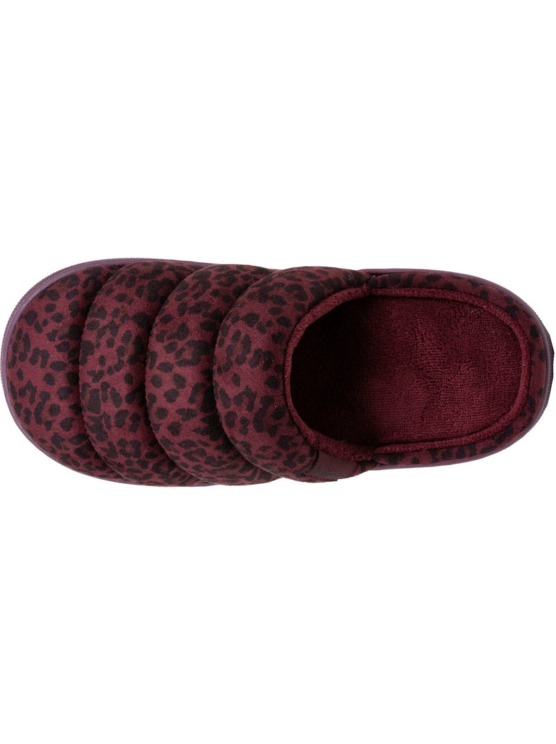 Chaussons mules suédine semelle bloup XTRA Confort femme Isotoner Bordeaux - Kiabi