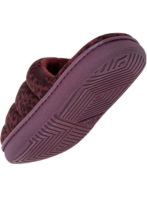 Chaussons mules suédine semelle bloup XTRA Confort femme Isotoner - Kiabi