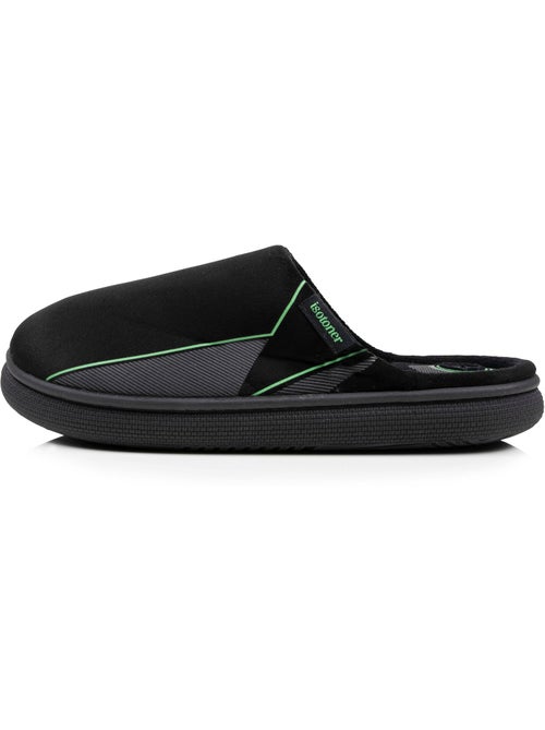 Chaussons mules suédine, semelle bloup XTRA confort homme Isotoner - Kiabi