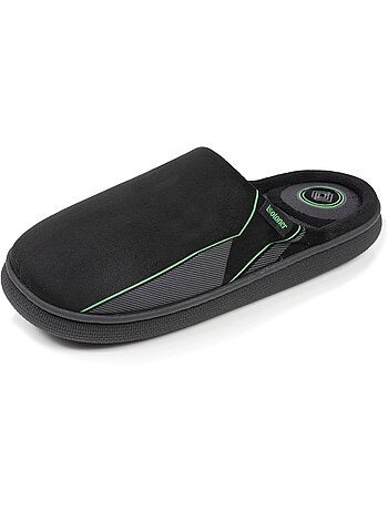 Chaussons mules suédine, semelle bloup xtra confort homme