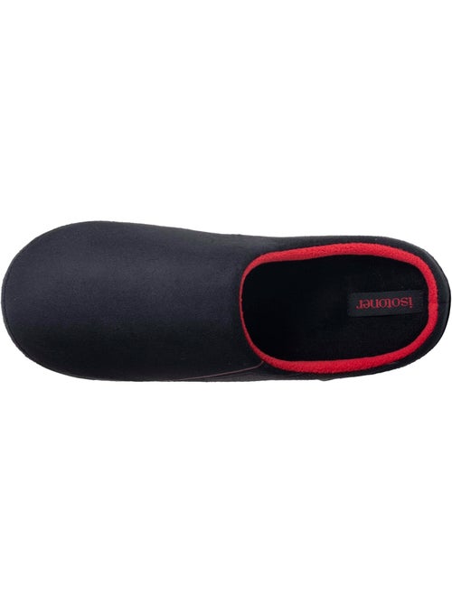 Chaussons mules suédine, semelle gomme ultra souple homme isotoner - Kiabi