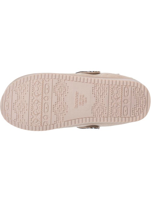 Chaussons mules suédine semelle plateforme femme Isotoner - Kiabi Chaussons mules suédine semelle plateforme femme Isotoner - Kiabi