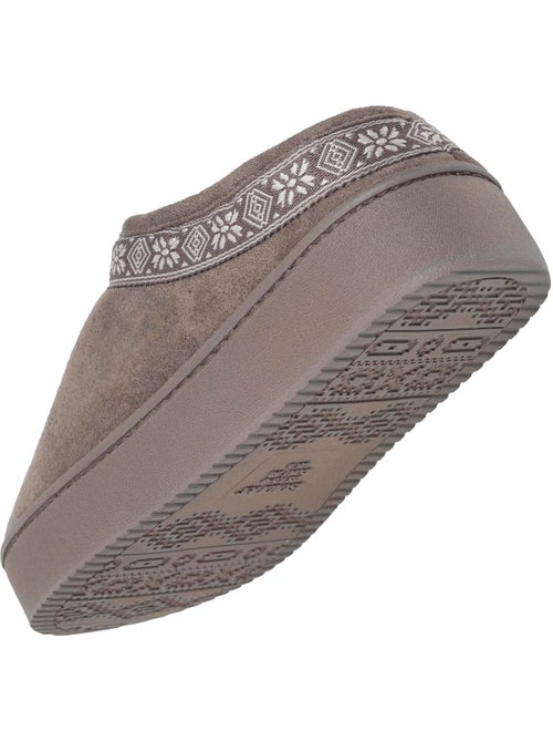 Chaussons mules suédine semelle plateforme femme Isotoner - Kiabi Chaussons mules suédine semelle plateforme femme Isotoner - Kiabi