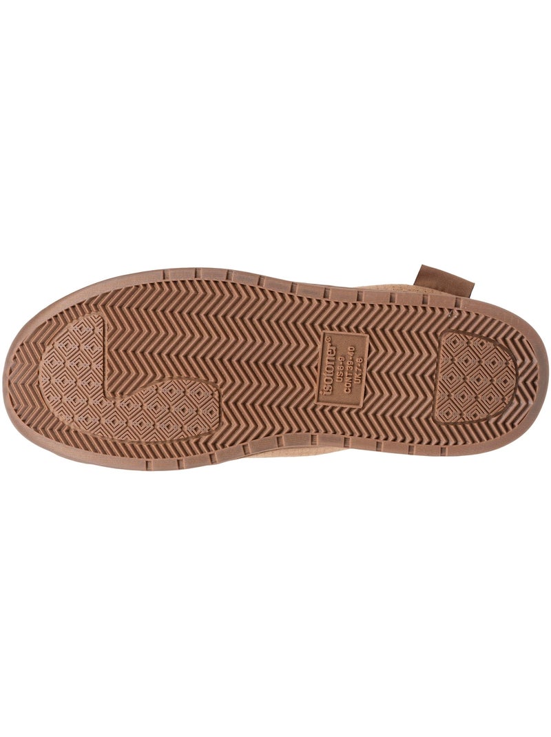 Chaussons mules suédine, semelle sport légère et homme Isotoner Camel - Kiabi
