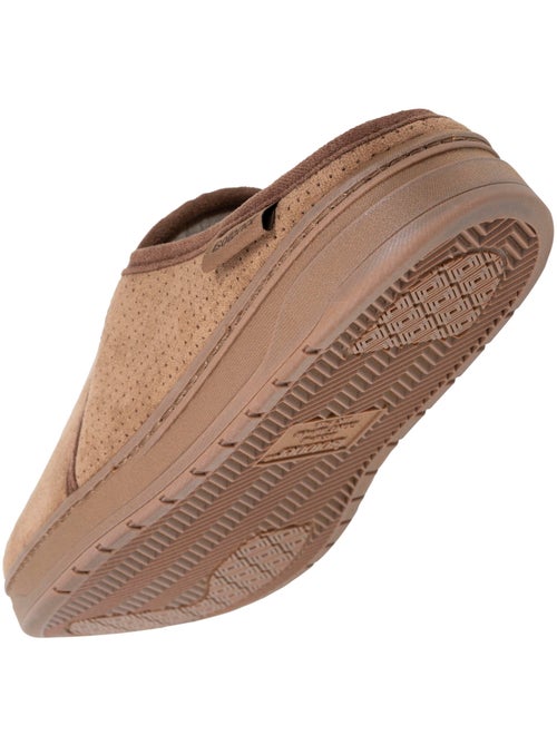 Chaussons mules suédine, semelle sport légère et homme Isotoner - Kiabi
