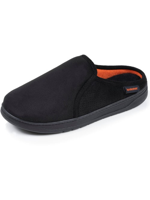 Chaussons mules suédine, semelle sport légère et homme Isotoner - Kiabi