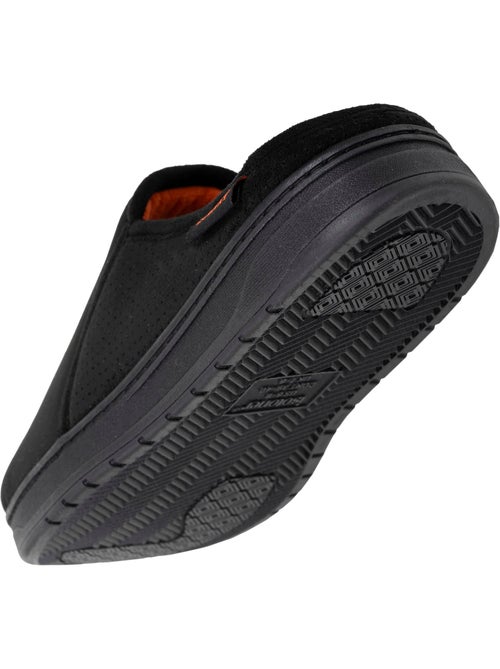 Chaussons mules suédine, semelle sport légère et homme Isotoner - Kiabi