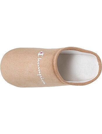 Chaussons mules jersey côtelé ultra confort moelleux femme