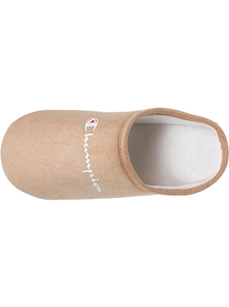 Chaussons mules suédine ultra confort moelleux souple et femme Camel - Kiabi