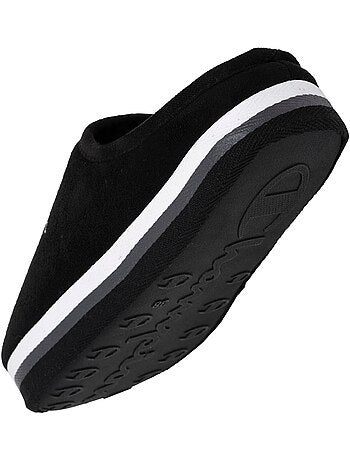 Chaussons mules jersey côtelé ultra confort moelleux femme champion