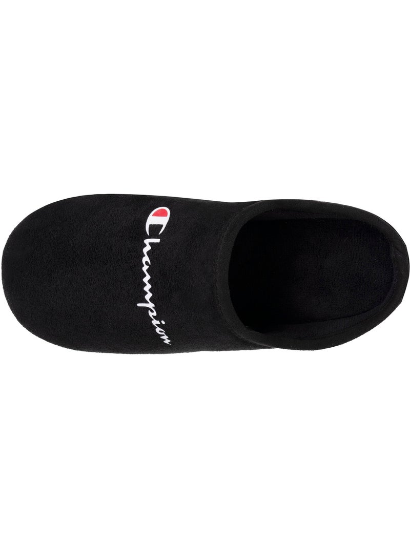 Chaussons mules suédine ultra confort moelleux souple et femme Champion Noir - Kiabi