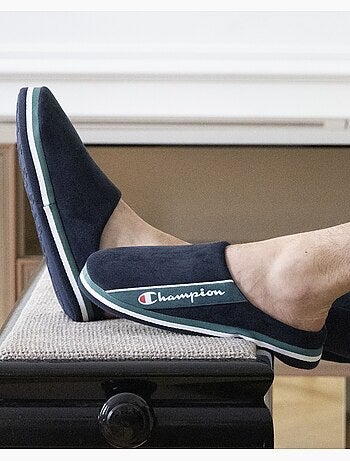 Chaussons mules suédine ultra confort moelleux souple et homme