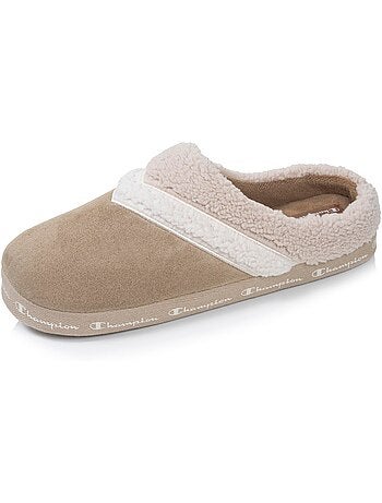 Chaussons mules suédine ultra confort moelleux souple et homme Champion