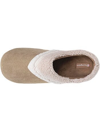 Chaussons mules suédine ultra confort moelleux souple et homme Champion