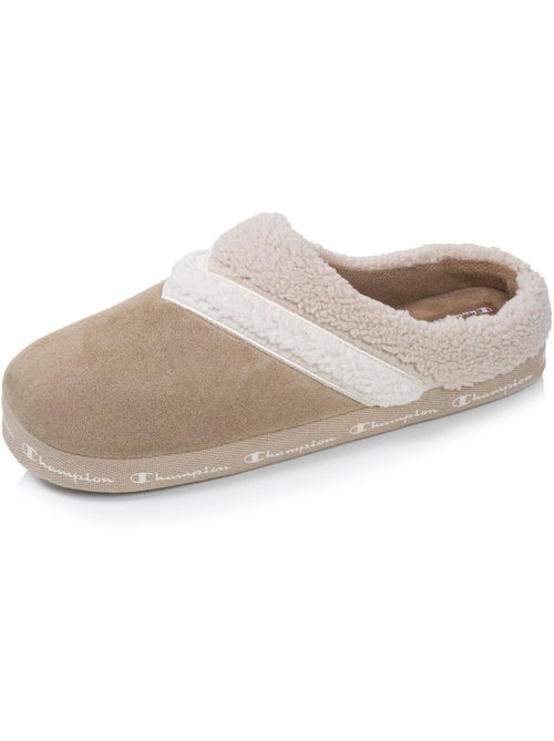 Chaussons mules suédine ultra confort moelleux souple et homme champion - Kiabi Chaussons mules suédine ultra confort moelleux souple et homme champion - Kiabi