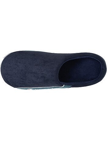 Chaussons mules suédine ultra confort moelleux souple et homme champion