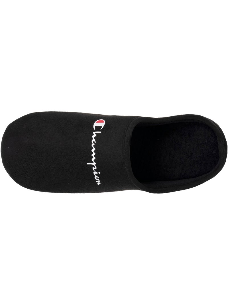 Chaussons mules suédine ultra confort moelleux souple et homme champion Noir - Kiabi