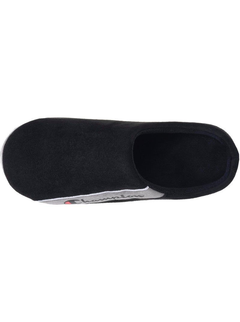Chaussons mules suédine ultra confort moelleux souple et homme Champion Noir - Kiabi