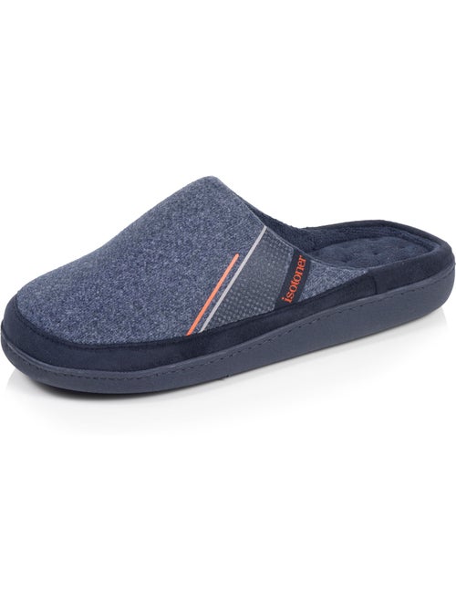 Chaussons mules suédine ultra doux, semelle ergonomique homme isotoner - Kiabi