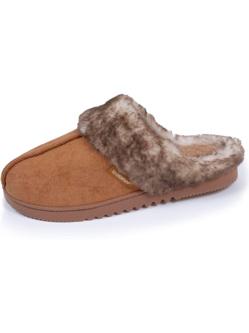 Chaussons mules suéfine, chauds femme isotoner - Kiabi Chaussons mules suéfine, chauds femme isotoner - Kiabi