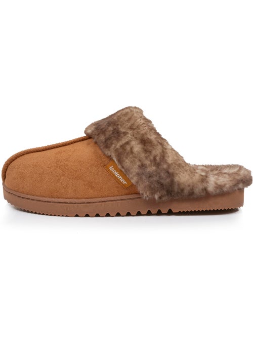 Chaussons mules suéfine, chauds femme isotoner - Kiabi Chaussons mules suéfine, chauds femme isotoner - Kiabi