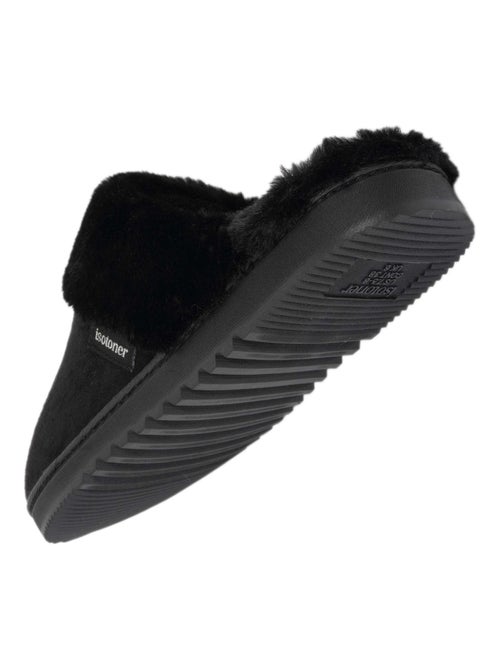 Chaussons mules suéfine, chauds femme Isotoner - Kiabi