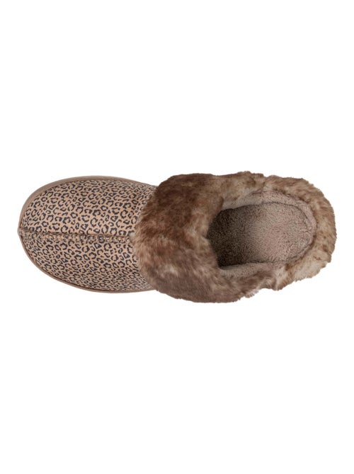 Chaussons mules suéfine, chauds femme Isotoner - Kiabi