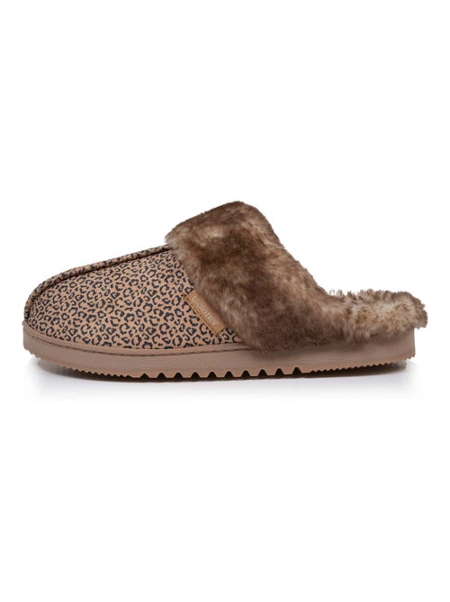 Chaussons mules suéfine, chauds femme Isotoner - Kiabi