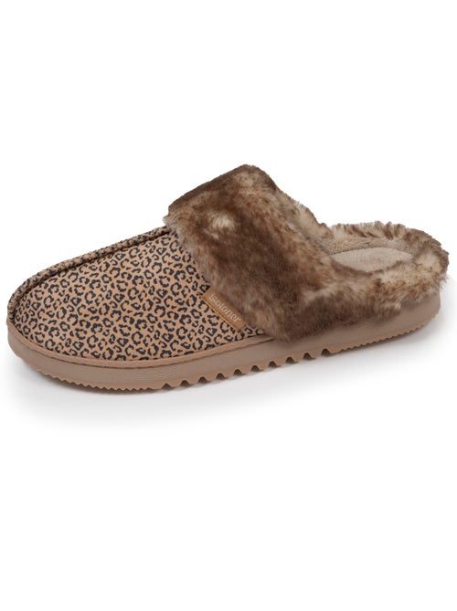 Chaussons mules suéfine, chauds femme Isotoner - Kiabi Chaussons mules suéfine, chauds femme Isotoner - Kiabi