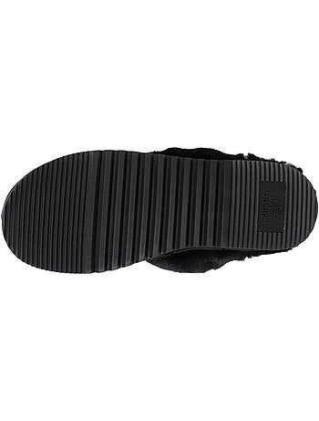 Chaussons mules suéfine, chauds femme Isotoner