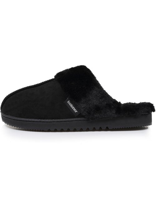 Chaussons mules suéfine, chauds femme Isotoner - Kiabi
