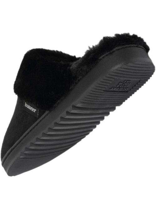 Chaussons mules suéfine, chauds femme Isotoner - Kiabi