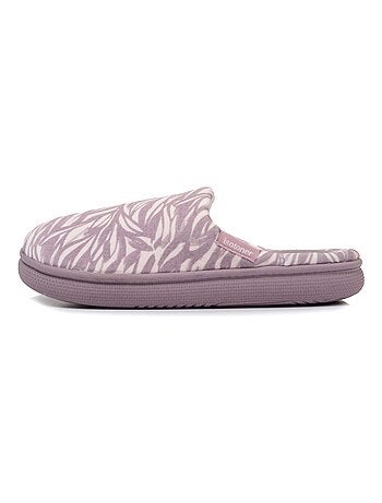 Chaussons mules très confortables femme Isotoner