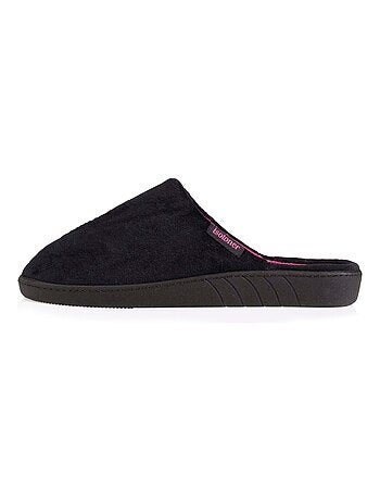 Chaussons mules très confortables, soutien voûte plantaire, intemporelles femme Isotoner