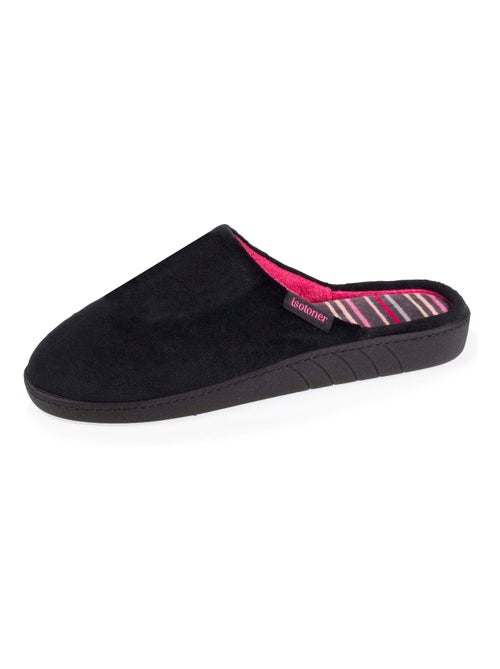Chaussons mules très confortables, soutien voûte plantaire, intemporelles femme Isotoner - Kiabi