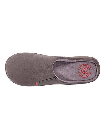 Chaussons mules tricolores homme Isotoner