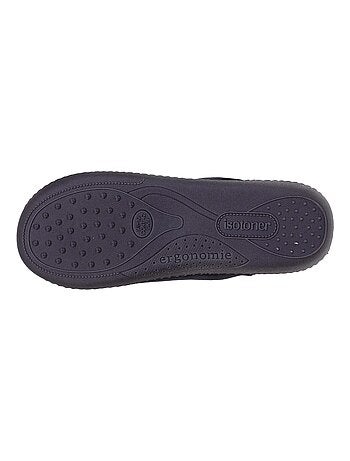 Chaussons mules ultra confortables à mémoire de forme, homme Isotoner