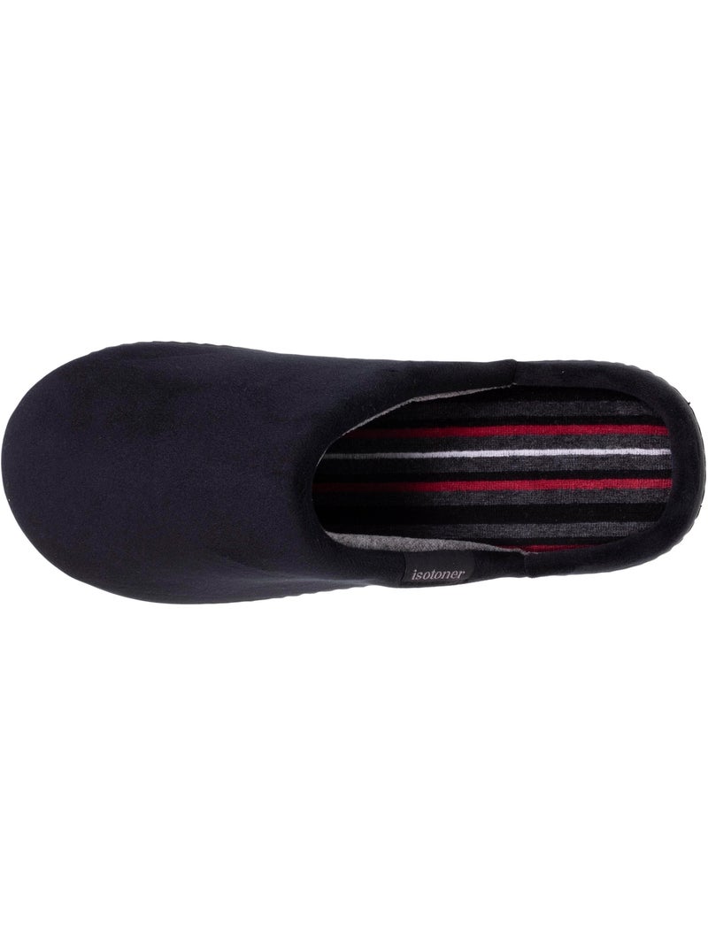 Chaussons mules ultra confortables à mémoire de forme, homme Isotoner Noir - Kiabi