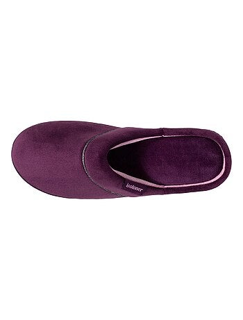 Chaussons mules ultra confortables, à mémoire de forme, semelle plateforme de 3,7 cm femme Isotoner