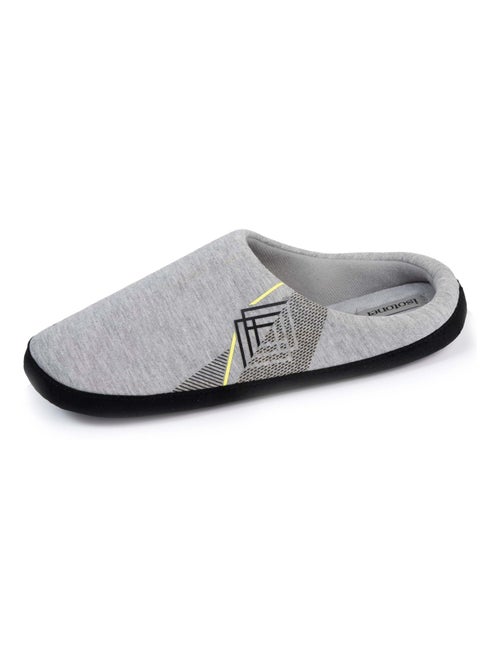 Chaussons mules ultra confortables, avec picots antidérapants homme Isotoner - Kiabi