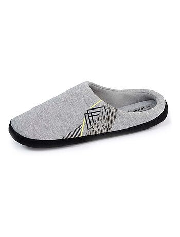 Chaussons mules ultra confortables, avec picots homme Isotoner