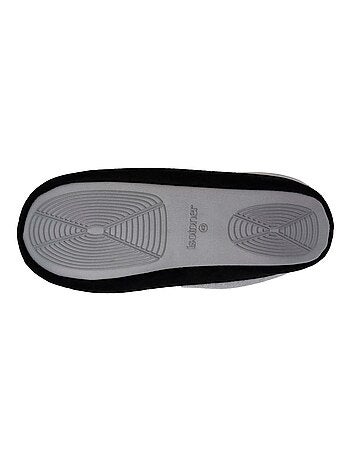 Chaussons mules ultra confortables, avec picots homme Isotoner