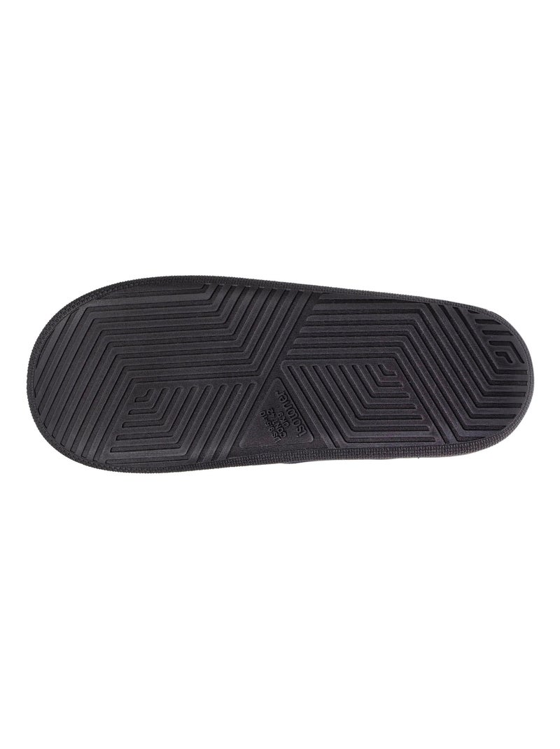 Chaussons mules ultra confortables, effet rebondissant avec un look très moderne homme Isotoner Bleu marine - Kiabi