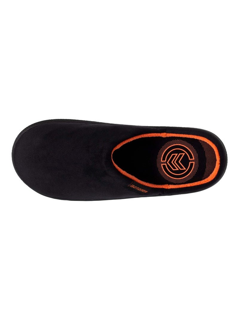 Chaussons mules ultra confortables, effet rebondissant avec un look très moderne homme Isotoner Noir - Kiabi