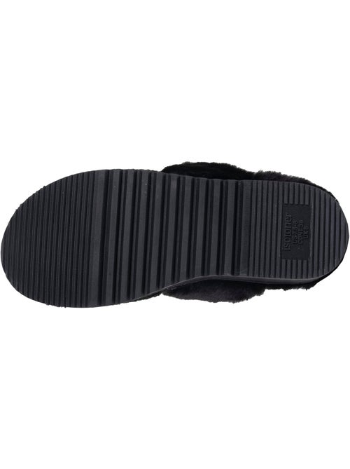Chaussons mules ultra confortables, en maille bouclette, femme Isotoner - Kiabi Chaussons mules ultra confortables, en maille bouclette, femme Isotoner - Kiabi